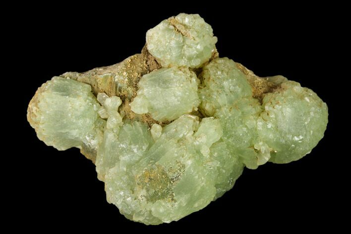Green Prehnite Crystal Cluster - Morocco #138318